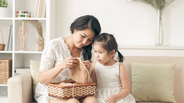 Le Tricot Un Passe Temps Cool Pour Les Enfants Loisirs - 