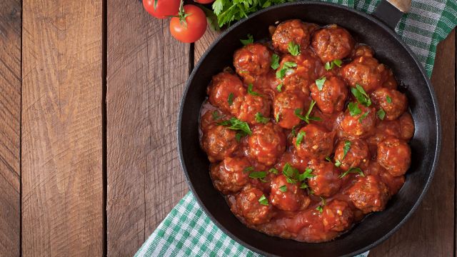 Boulettes De Viande Avec Sauce Tomate Maison Alimentation